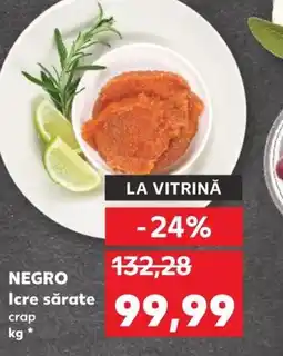 Kaufland NEGRO Icre sărate crap Ofertă