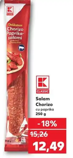 Kaufland Salam Chorizo cu paprika Ofertă