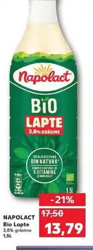 Kaufland NAPOLACT Bio Lapte Ofertă