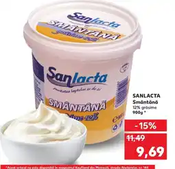 Kaufland SANLACTA Smântână Ofertă