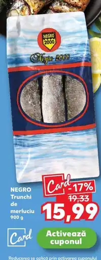 Kaufland NEGRO Trunchi de merluciu Ofertă