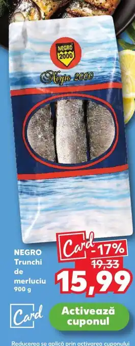 Kaufland NEGRO Trunchi de merluciu Ofertă