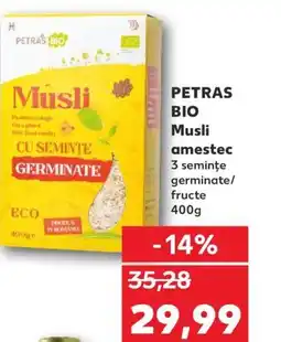 Kaufland PETRAS BIO Musli amestec Ofertă
