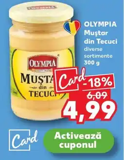 Kaufland OLYMPIA Muştar din Tecuci Ofertă