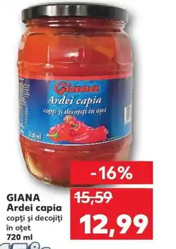 Kaufland GIANA Ardei capia Ofertă