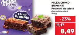 Kaufland MILKA CHOCO BROWNIE Prajitură ciocolată Ofertă