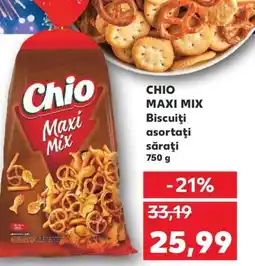 Kaufland CHIO MAXI MIX Biscuiţi asortaţi săraţi Ofertă