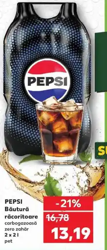 Kaufland PEPSI Băutură răcoritoare carbogazoasă zero zahăr Ofertă