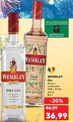 Kaufland WEMBLEY Gin Ofertă