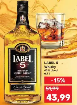Kaufland LABEL 5 Whisky Ofertă