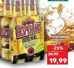 Kaufland DESPERADOS Bere blondă aromă tequila Ofertă