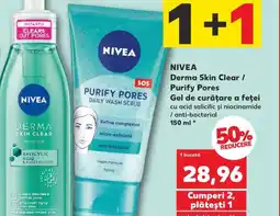 Kaufland NIVEA Derma Skin Clear / Purify Pores Gel de curățare a feței Ofertă