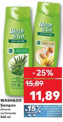 Kaufland WASH&GO Şampon Ofertă