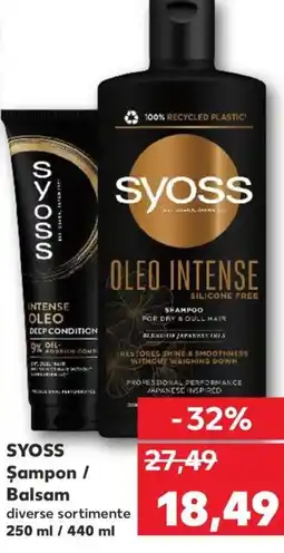 Kaufland SYOSS Şampon / Balsam Ofertă