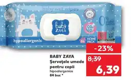 Kaufland BABY ZAYA Şerveţele umede pentru copii Ofertă