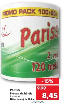Kaufland PARISS Prosop de hârtie Ofertă
