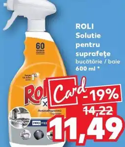 Kaufland ROLI Solutie pentru suprafeţe Ofertă