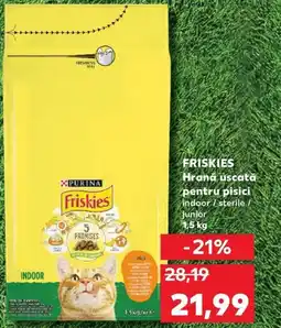 Kaufland FRISKIES Hrană uscată pentru pisici Ofertă