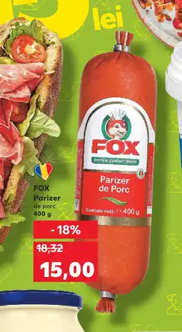 Kaufland FOX Parizer Ofertă