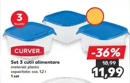 Kaufland Set 3 cutii alimentare Ofertă