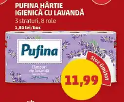 Penny Pufina hârtie igienică cu lavandă Ofertă