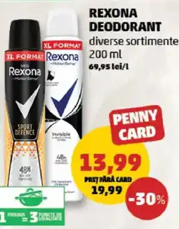 Penny Rexona deodorant Ofertă