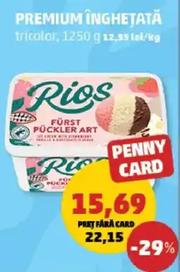 Penny Premium înghețată tricolor Ofertă