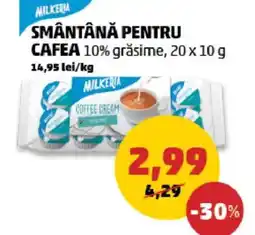 Penny MILKERIA Smântână pentru cafea Ofertă