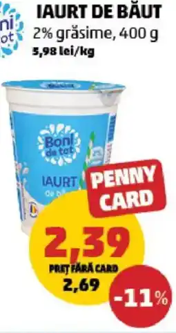 Penny Iaurt de băut Ofertă