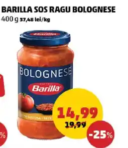 Penny Barilla sos ragu bolognese Ofertă