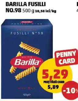 Penny Barilla fusilli no.98 Ofertă