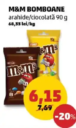 Penny M&m bomboane arahide/ciocolată Ofertă