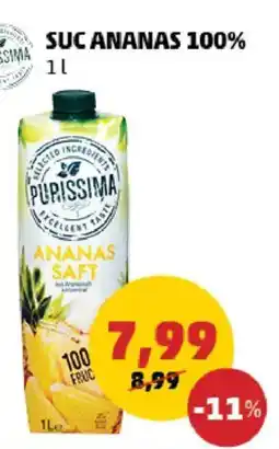 Penny Suc ananas 100% Ofertă