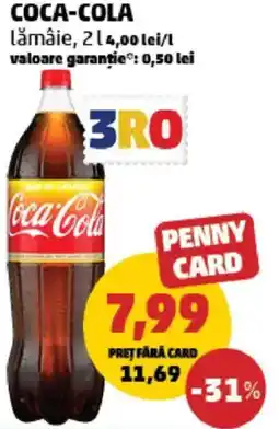 Penny Coca-cola lămâie Ofertă