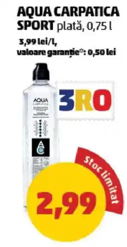 Penny Aqua carpatica sport platǎ Ofertă
