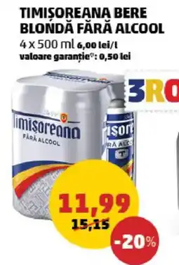 Penny Timişoreana bere blondă fără alcool Ofertă