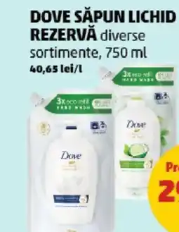 Penny Dove săpun lichid rezervă Ofertă