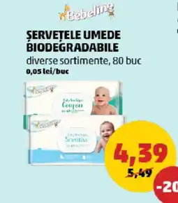 Penny Șervețele umede biodegradabile Ofertă