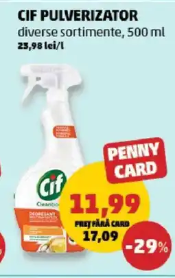 Penny Cif pulverizator Ofertă
