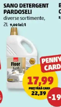 Penny Sano detergent pardoseli Ofertă