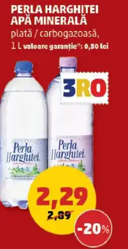 Penny Perla harghitei apă minerală plată/carbogazoasă Ofertă