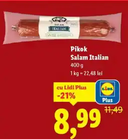 Lidl PIKOK Salam Italian Ofertă