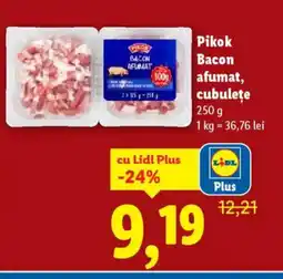 Lidl PIKOK Bacon afumat, cubuleţe Ofertă