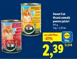Lidl Sweet Cat Hrană umedă pentru pisici Ofertă