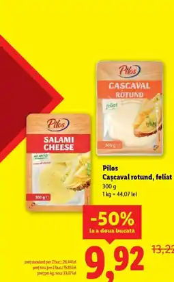 Lidl PILOS Cascaval rotund, feliat Ofertă