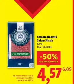 Lidl Cămara Noastră Salam Sinaia Ofertă
