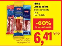 Lidl PIKOK Cârnaţi sticks Ofertă