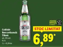 Lidl Csíkisör Bere artizanalǎ Tiltott Ofertă