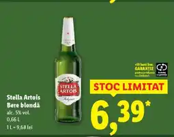 Lidl STELLA ARTOIS Bere blondă Ofertă