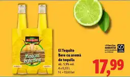 Lidl EL TEQUITO Bere cu aromă de tequila Ofertă